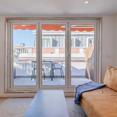 公寓 1bdr With Ac And Terrace By Lovelystay Lisboa